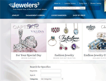 Tablet Screenshot of jewelers3.com